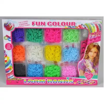 Gumki do robienia bransoletek Loom bands z krosnem 203137