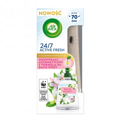 Air Wick Active Fresh Odwieacz powietrza z wkadem Biae kwiaty 228 ml