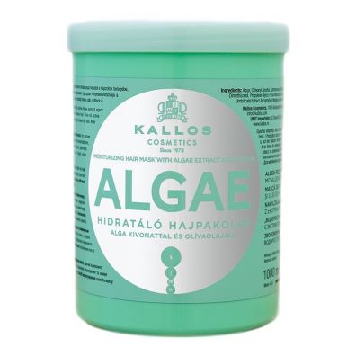 Kallos Algae Moisturizing Mask With Algae Extract And Olive Oil nawilajca maska z ekstraktem algi i olejem oliwkowym do wosw suchych 1 l