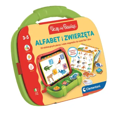 Alfabet i Zwierz�ta 3-5l walizka CLEMENTONI 50419  CLM
