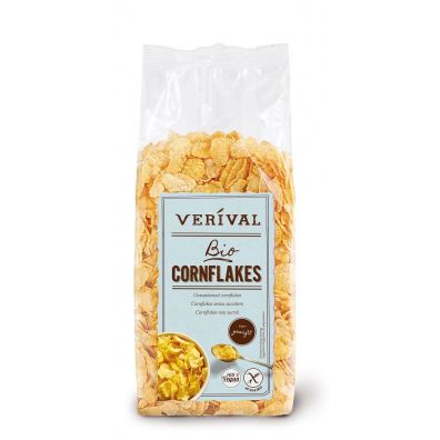 Verival Płatki kukurydziane bez dodatku cukrów bezglutenowe 250 g Bio
