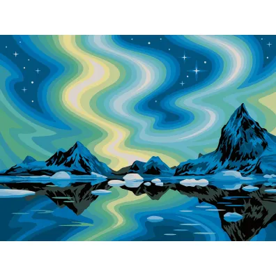 Ravensburger Malowanie po numerach CreArt na p��tnie - Zorza 30x40cm