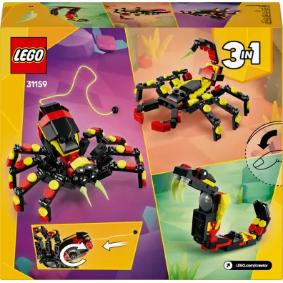 LEGO Creator 3 w 1 Dzikie zwierz�ta: niezwyk�y paj�k 31159