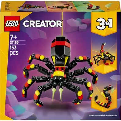 LEGO Creator 3 w 1 Dzikie zwierz�ta: niezwyk�y paj�k 31159