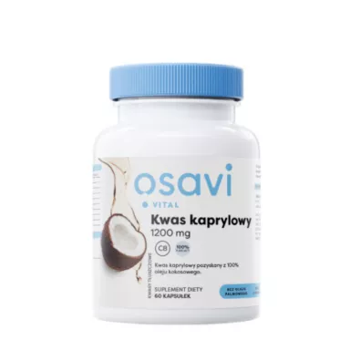 Osavi Kwas kaprylowy 1200 mg - suplement diety 60 kaps.
