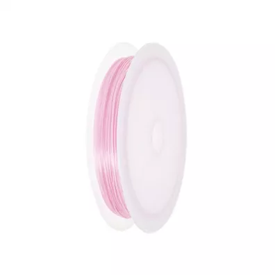 Brewis Sznurek elastyczny r�owy 0,4mm x 6m
