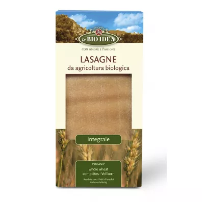 La Bio Idea Makaron semolinowy razowy lasagne 250 g Bio