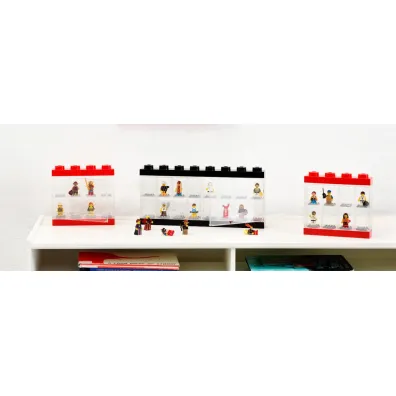 Gablotka na 16 minifigurek LEGO Szara