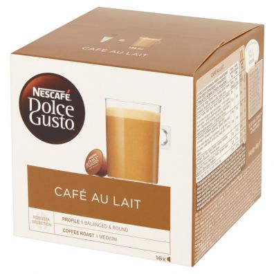 Nescafe Dolce Gusto Cafe au Lait Kawa w kapsułkach 16 x 10 g