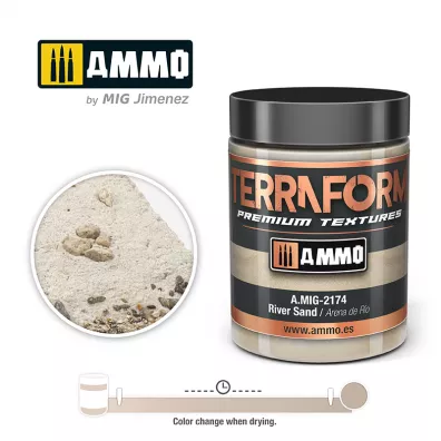 Ammo: Terraform Premium Textures - River Sand 100 ml