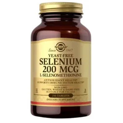 Solgar Yeast-Free Selenium 200 mcg Suplement diety 250 tab.
