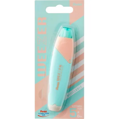 Pentel Korektor w ta�mie Weezer seledynowy 5mm6m