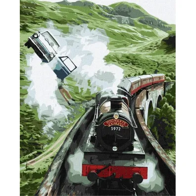 Ideyka Malowanie po numerach - Harry Potter. Lot do...