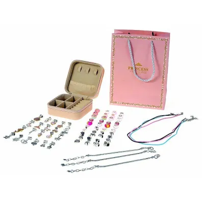 Zestaw do bransoletek w etui + torebka MIX Adar