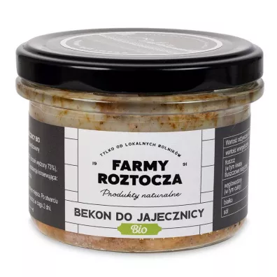 Farmy Roztocza Bekon do jajecznicy 180 g Bio