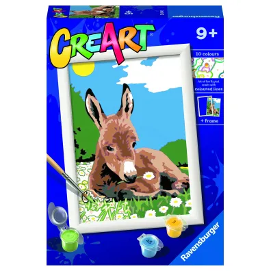 Malowanie po numerach CreArt - Ma�y osio�ek Ravensburger