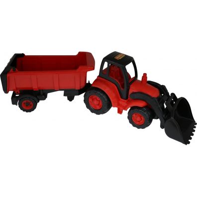 Traktor z yk i naczep 85 cm Wader POLESIE 0438