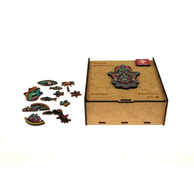 Puzzle 90 drewniane A4 Hamsa Panta Plast