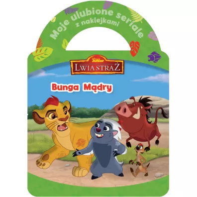 Moje ulubione seriale z naklejkami. Disney Junior Lwia Stra. Bunga Mdry