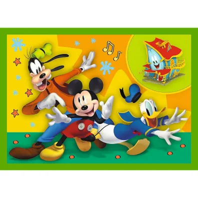 Puzzle 4w1 - W�r�d przyjaci� (12+15+20+24 el.) Trefl