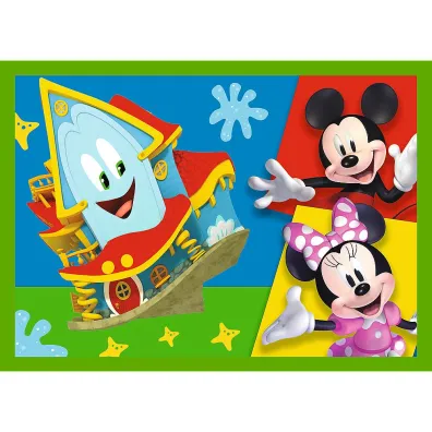Puzzle 4w1 - W�r�d przyjaci� (12+15+20+24 el.) Trefl