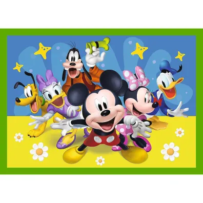 Puzzle 4w1 - W�r�d przyjaci� (12+15+20+24 el.) Trefl