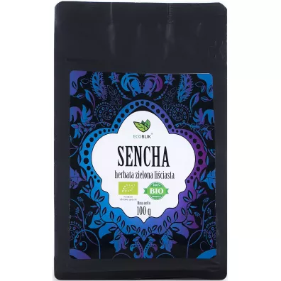 Ecoblik Herbata zielona li�ciasta Sencha 100 g Bio