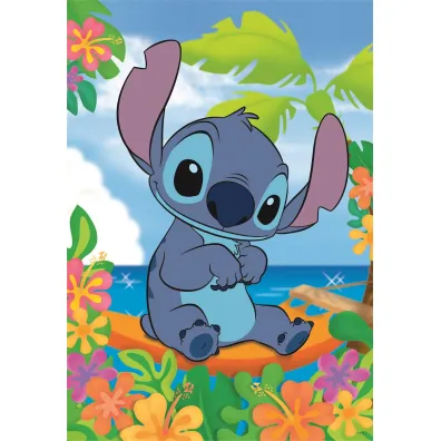 Puzzle 104 el. SuperColor. Stitch Clementoni