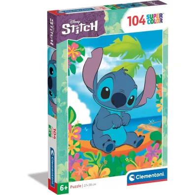 Puzzle 104 el. SuperColor. Stitch Clementoni