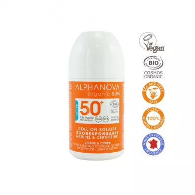 Alphanova Sun Krem przeciwsoneczny w kulce, filtr SPF 50+, Extreme Sport 50 g