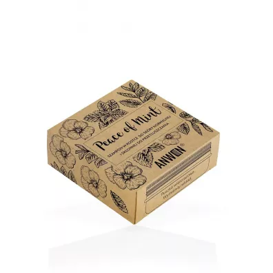 Anwen Peace of Mint szampon w kostce do sk�ry normalnej i sk�onnej do przet�uszczania si� + puszka 75 g
