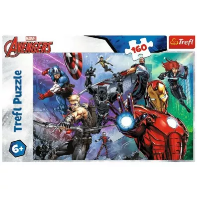 Puzzle 160 Zawsze gotowi bohaterowie TREFL