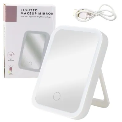 LeanToys Lusterko pod�wietlane LED 3 tryby bia�e