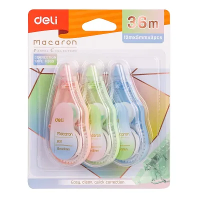 Deli Korektor w ta�mie Macaron  3 x 12 m