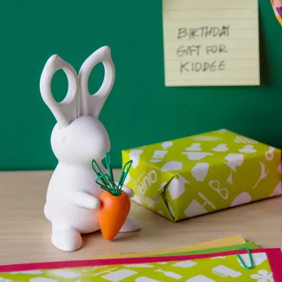 Qualy Przybornik biurowy krlik Bunny 10115-WH