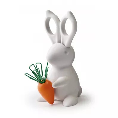 Qualy Przybornik biurowy krlik Bunny 10115-WH