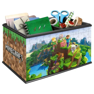 Puzzle 108 el. 3D Szkatu�ka Minecraft Ravensburger