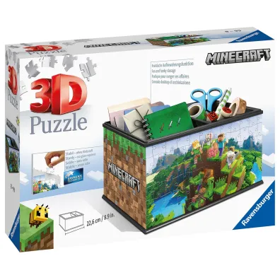 Puzzle 108 el. 3D Szkatu�ka Minecraft Ravensburger