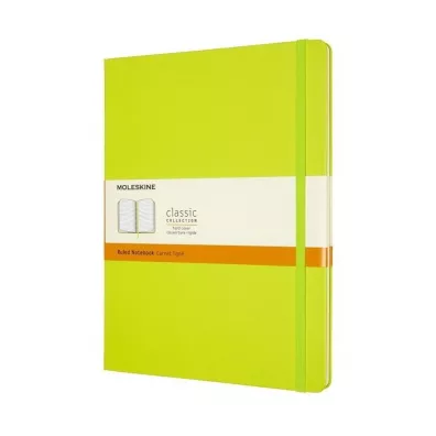 Moleskine Notes Classic XL 19x25 linia 192str TW lemon green