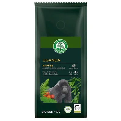 Lebensbaum Kawa ziarnista arabica/robusta Uganda 250 g Bio