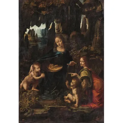 Puzzle 1000 el. Museum Leonardo The Virgin Of The Rock Clementoni