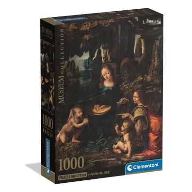 Puzzle 1000 el. Museum Leonardo The Virgin Of The Rock Clementoni