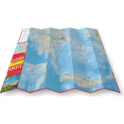 Greece road and tourist map 1:700 000 karton 2023