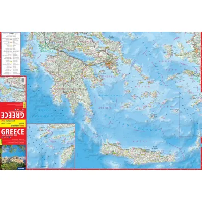 Greece road and tourist map 1:700 000 karton 2023