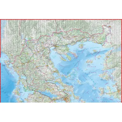 Greece road and tourist map 1:700 000 karton 2023
