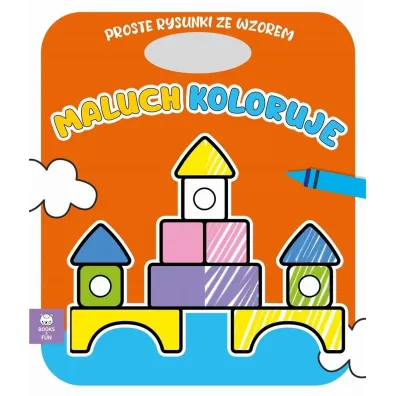 Maluch koloruje. Klocki