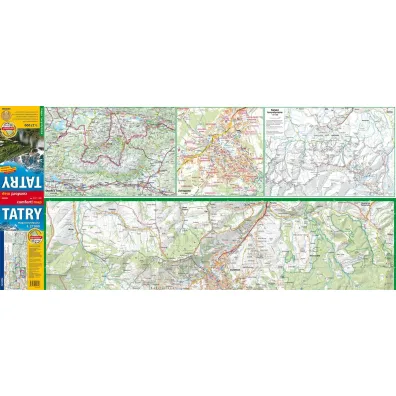 Tatry laminowana mapa turystyczna 1:27 000