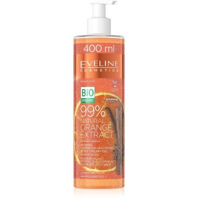 Eveline Cosmetics 99% Natural Orange Extract rozgrzewajcy odywczo-ujdrniajcy el-krem do ciaa 400 ml