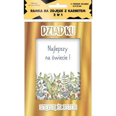 Henry KARNET DZIEN DZIADKA B6 RAMKA PION LAS HE PBH