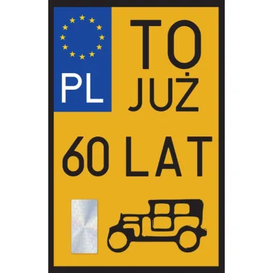 Yeku Karnet Urodziny 60 Zabytek